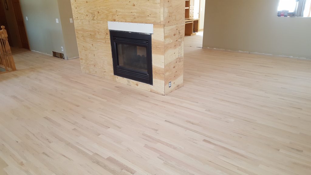 finished wood floor
